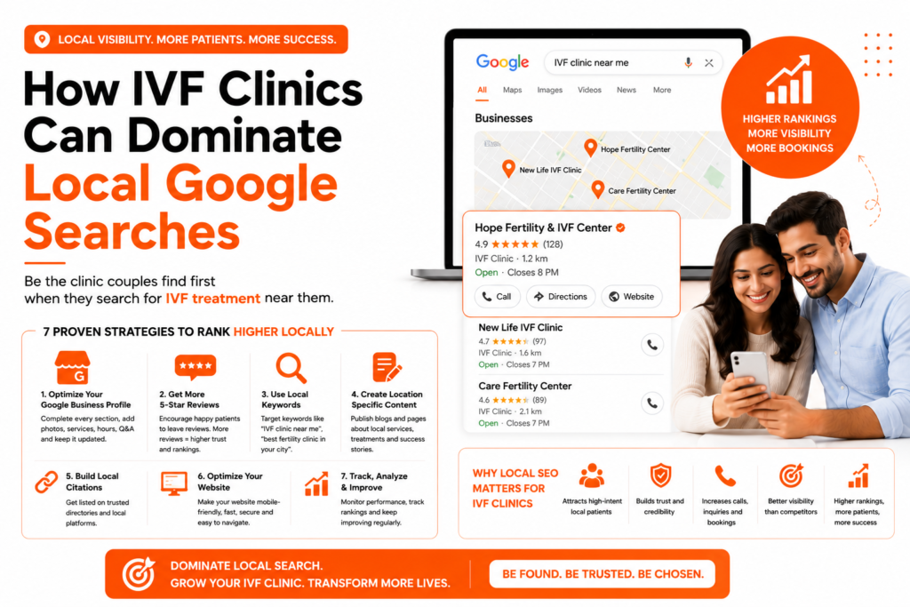 Boost local SEO for IVF clinics