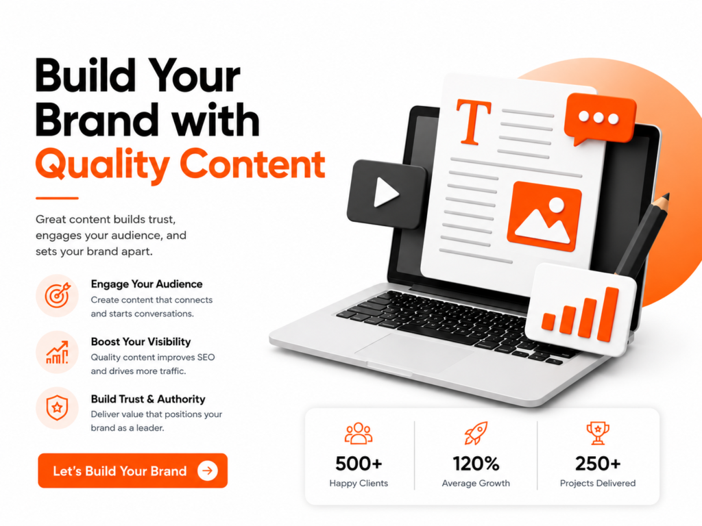 Build your brand with quality content