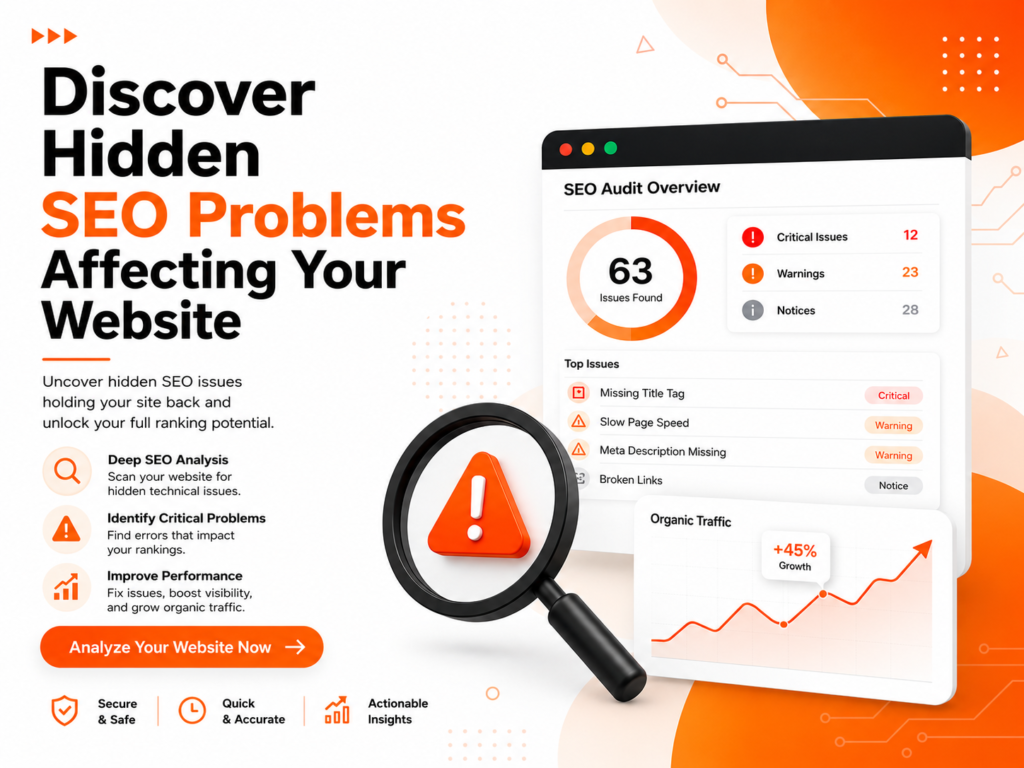 Discover hidden SEO issues now