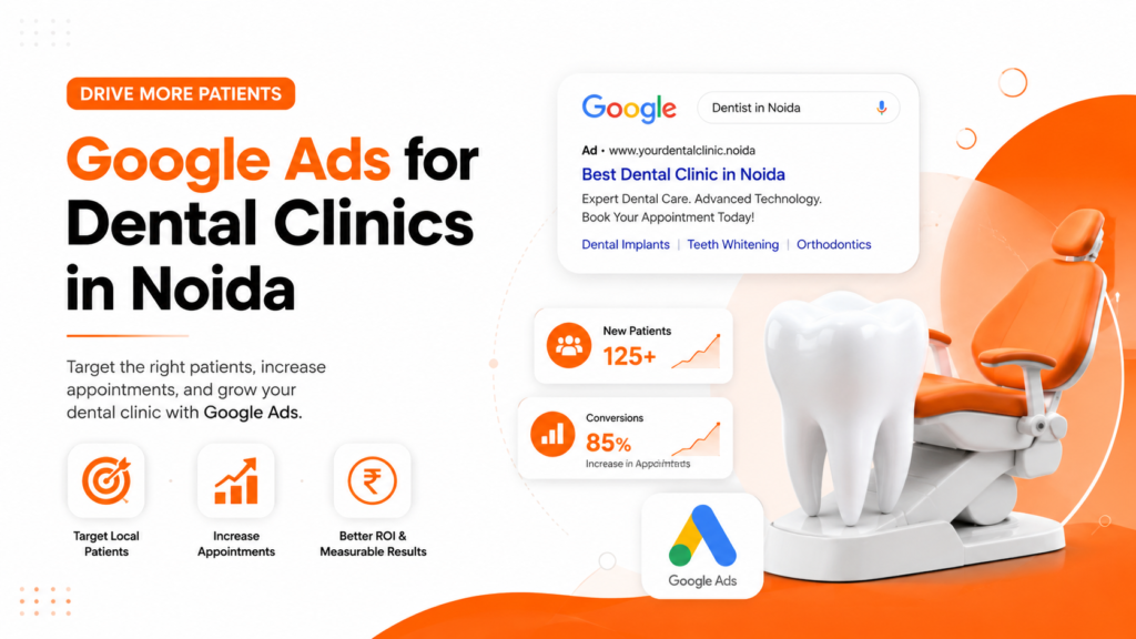 Google Ads for dental clinics in Noida
