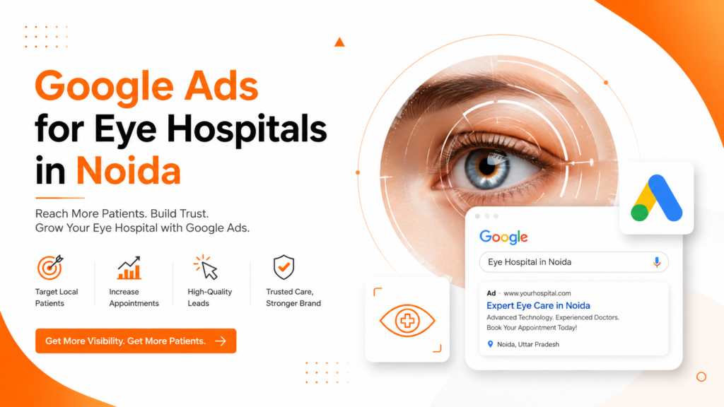 Google Ads for eye hospitals in Noida