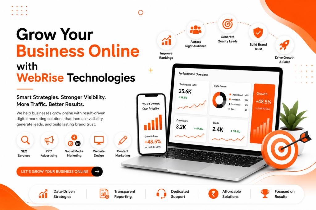 Grow Your Business Online with WebRise Technologies