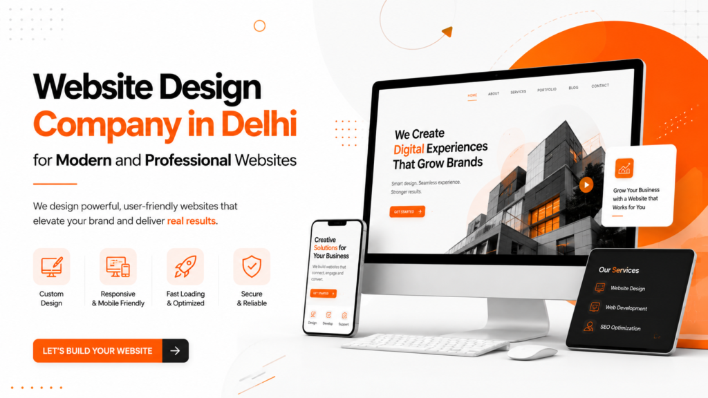 Modern website design for businesses