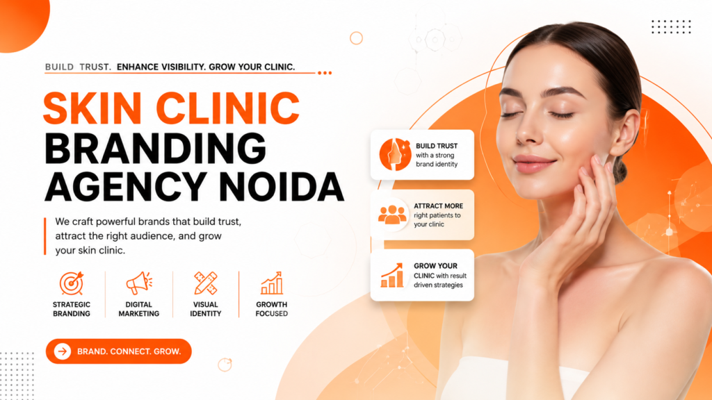 Professional skin clinic brand design