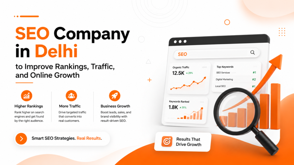 SEO company in Delhi design layout