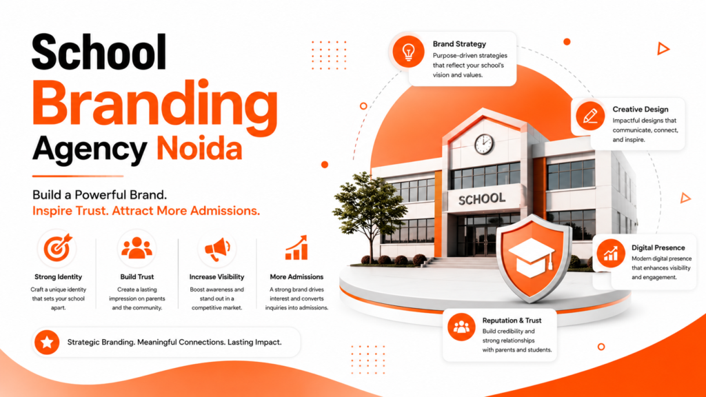 School branding agency promotional design