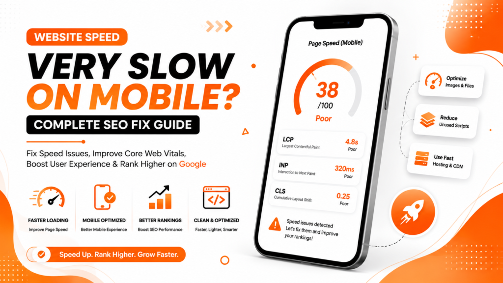 Website Speed Very Slow on Mobile Complete SEO Fix Guide